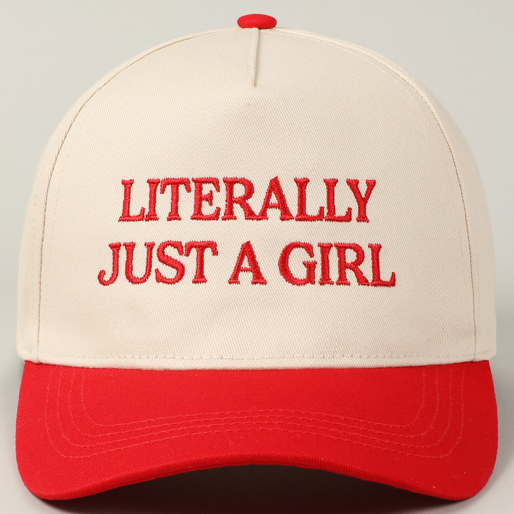 Literally Just a Girl Hat