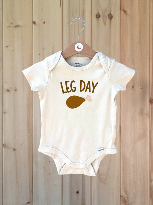 Leg Day Thanksgiving Onesie