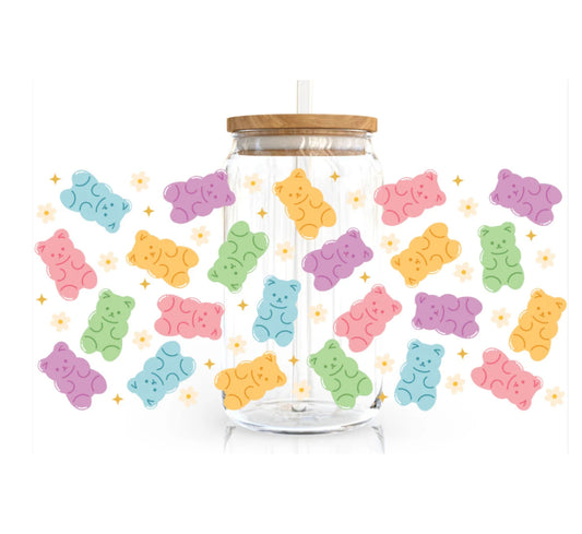 Gummy Bear Can Glass Cup