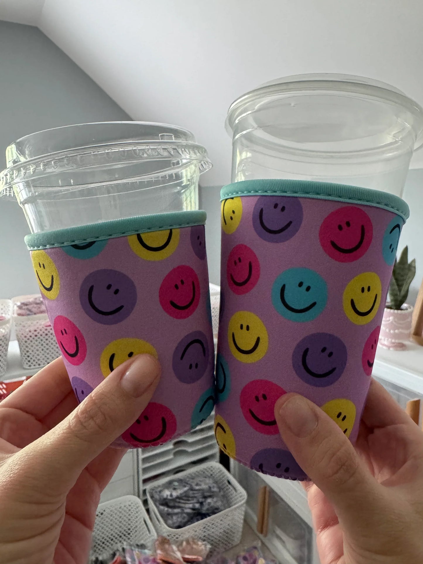 Happy Face Cup Coozie