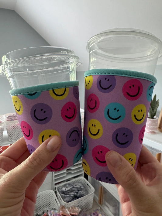 Happy Face Cup Coozie