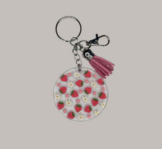 Strawberry Keychain