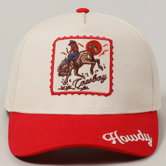 Howdy Embroidered Hat