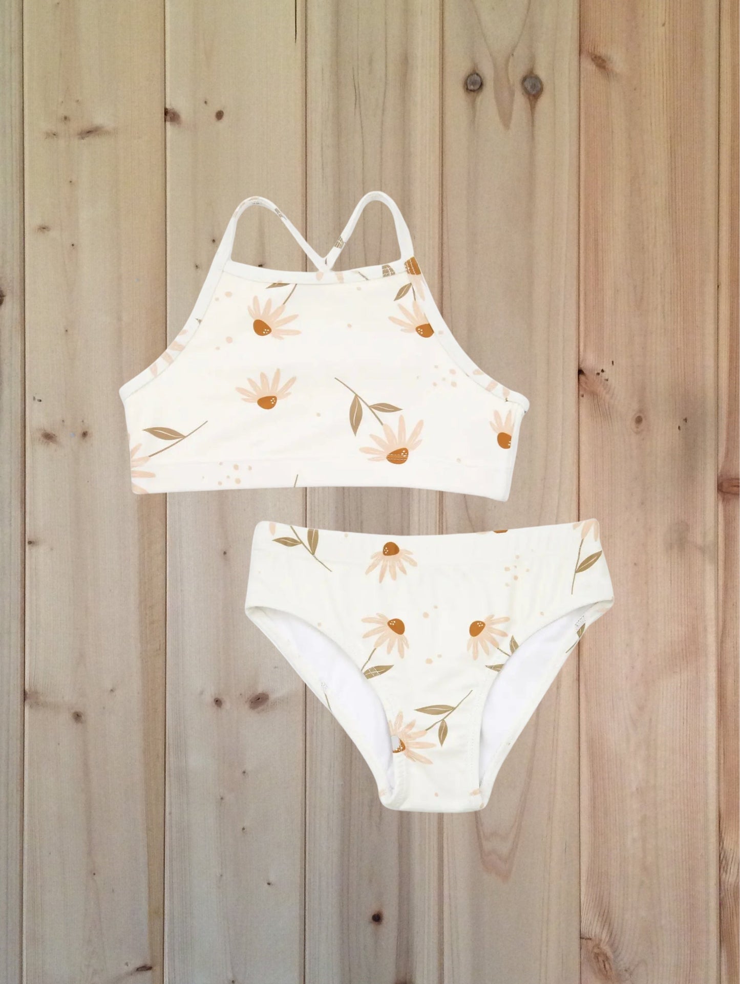 Flower Two Piece Swim