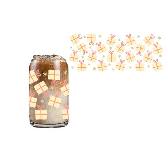 Present Can Glass Cup