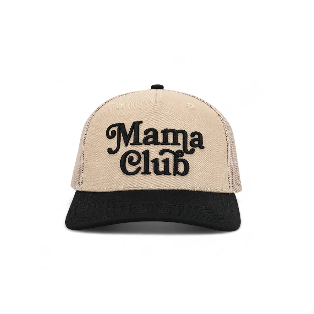 Mama Club Trucker Hat (Black)