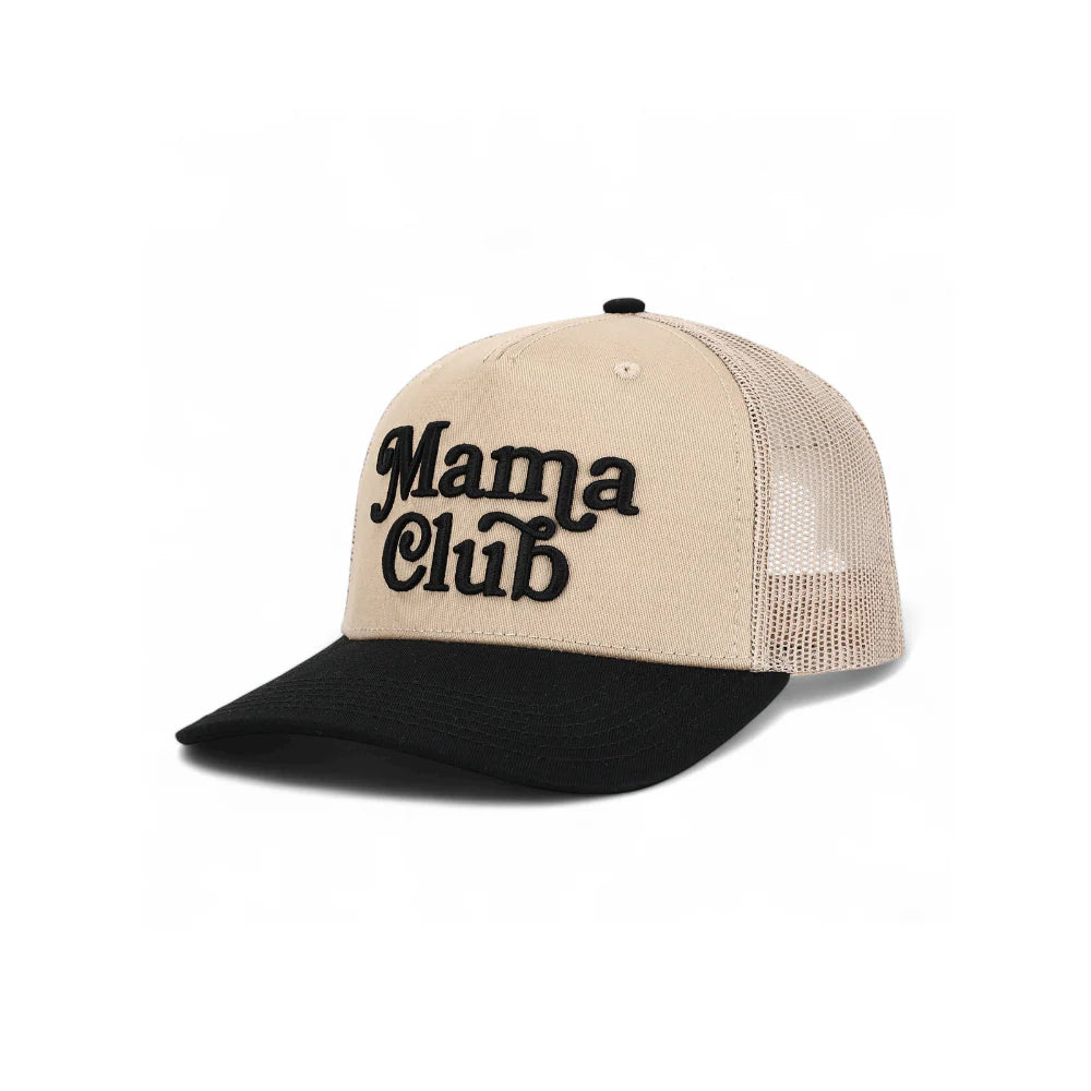 Mama Club Trucker Hat (Black)