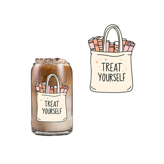 Treat Yourself Can Glass Cup