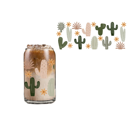Cactus Can Glass Cup
