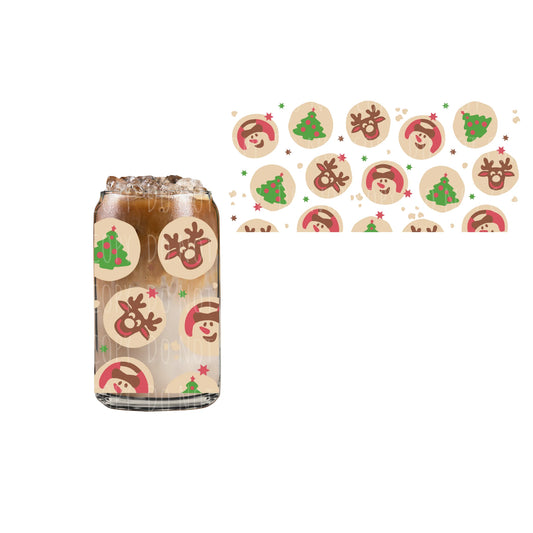 Sugar Cookie Can Glass Cup