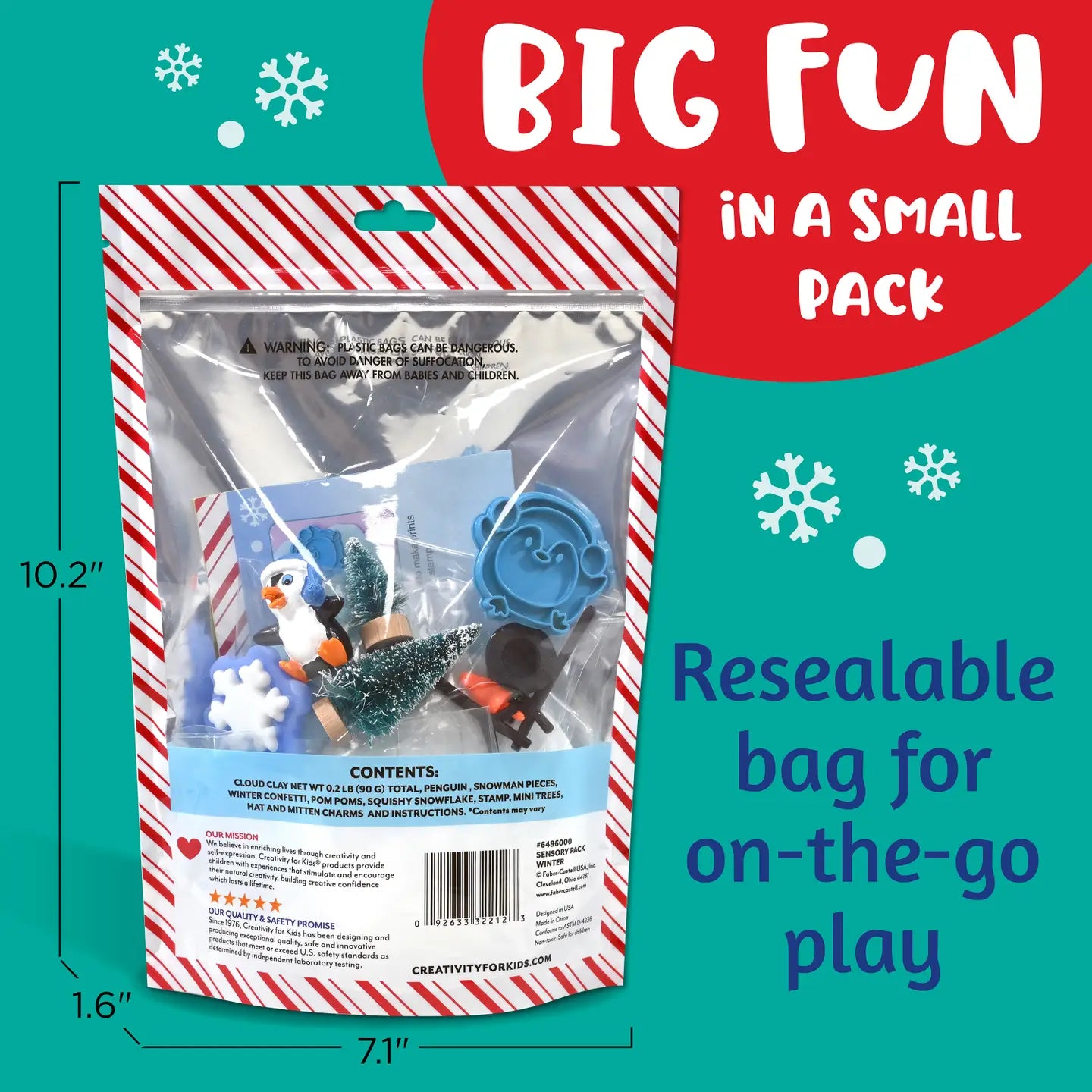 Sensory Pack Winter and Holiday Play Kit