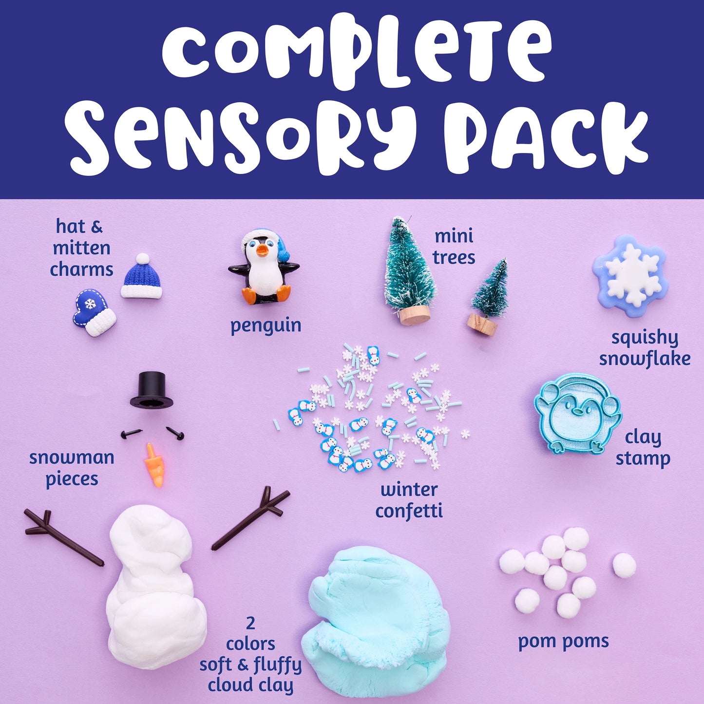 Sensory Pack Winter and Holiday Play Kit