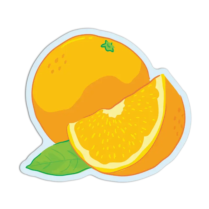 Orange Sticker