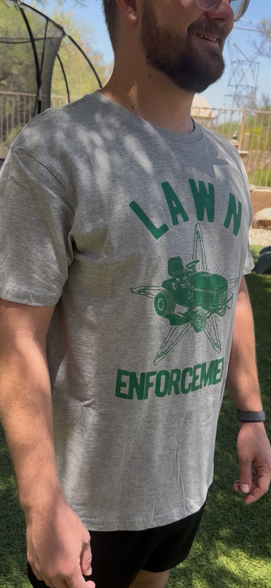 Lawn Enforcement Dad Shirt