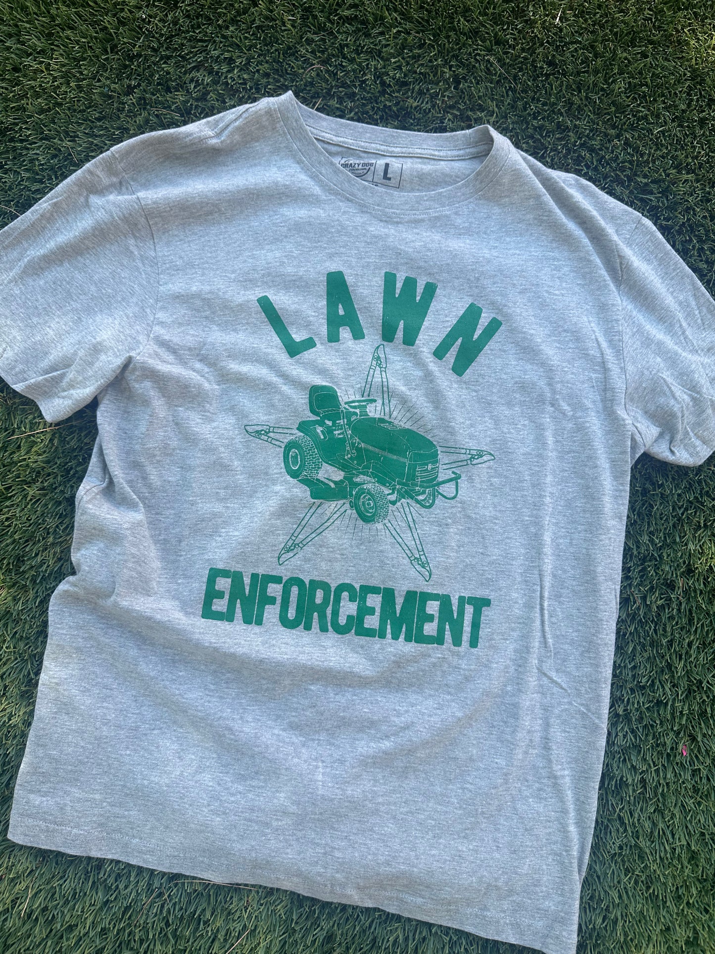 Lawn Enforcement Dad Shirt
