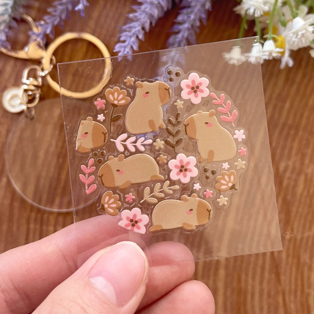 Capybara Keychain