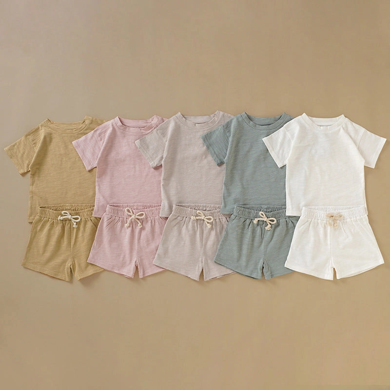 Cotton Short Sleeve Set