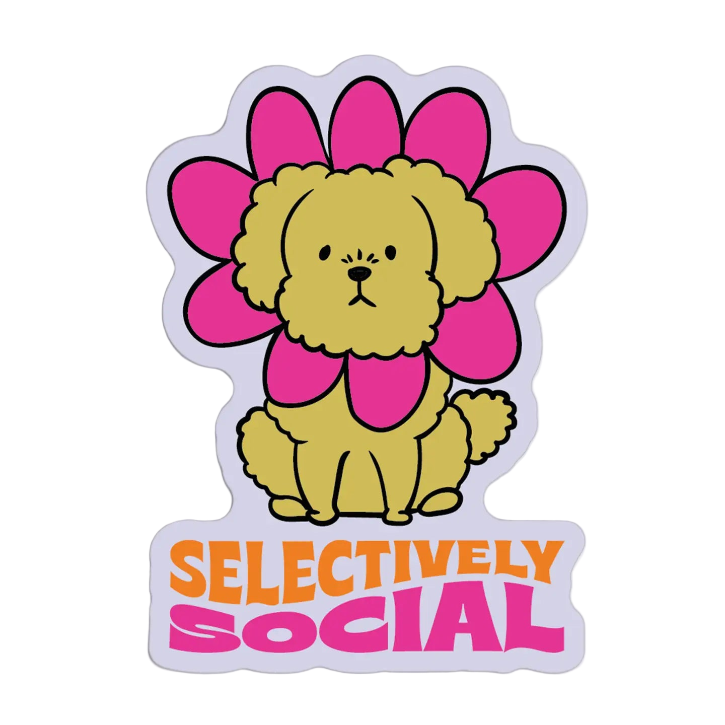 Selectively Social Sticker
