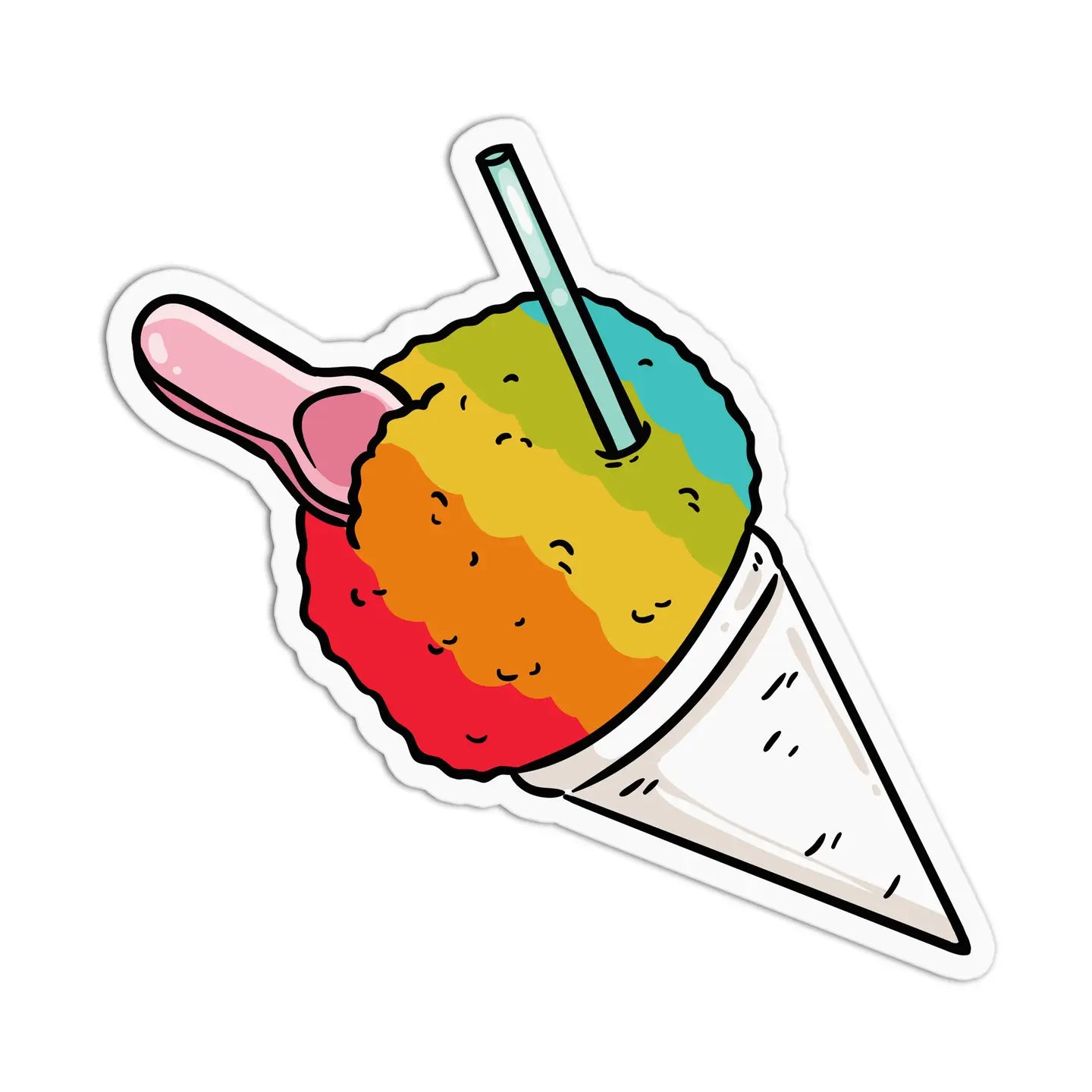 Snowcone Sticker