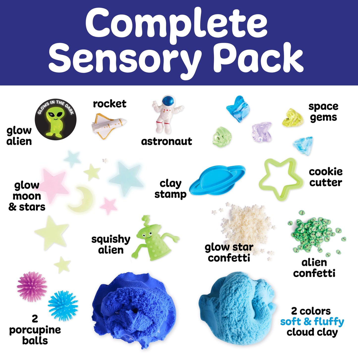 Sensory Pack Outer Space Play Kit
