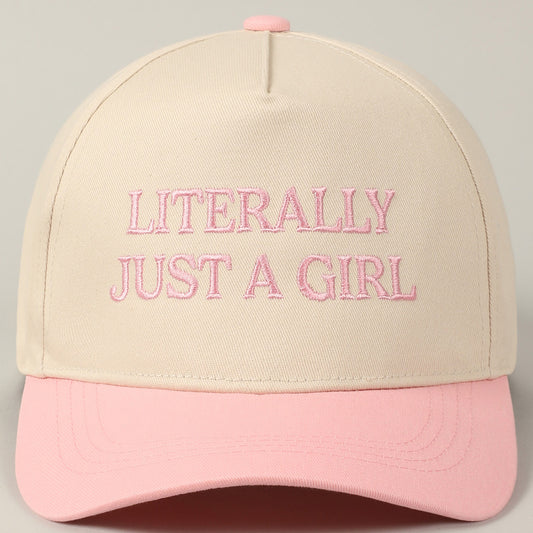 Literally Just a Girl Hat